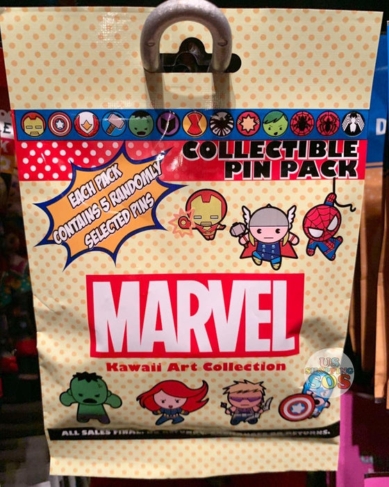 DLR - Mystery Collectible Pin Pack - Marvel Kawaii Art
