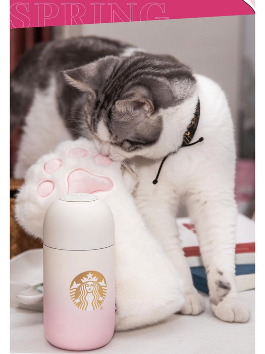 Starbucks China - Paw Friendly 2021 - Pouch + Capsule-Shape Stainless Steel Bottle 220ml