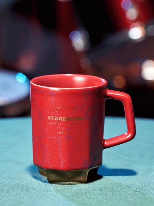 Starbucks China - Christmas 2021 - 96. Christmas Red Star Base Mug 355ml
