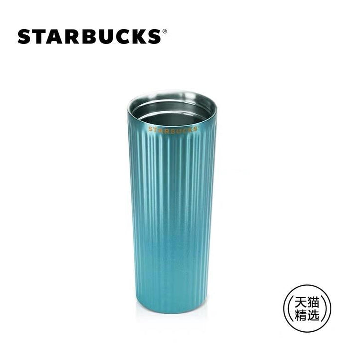 Starbucks China - Anniversary 2020 - Ocean Blue Stainless Steel Tumbler 473ml