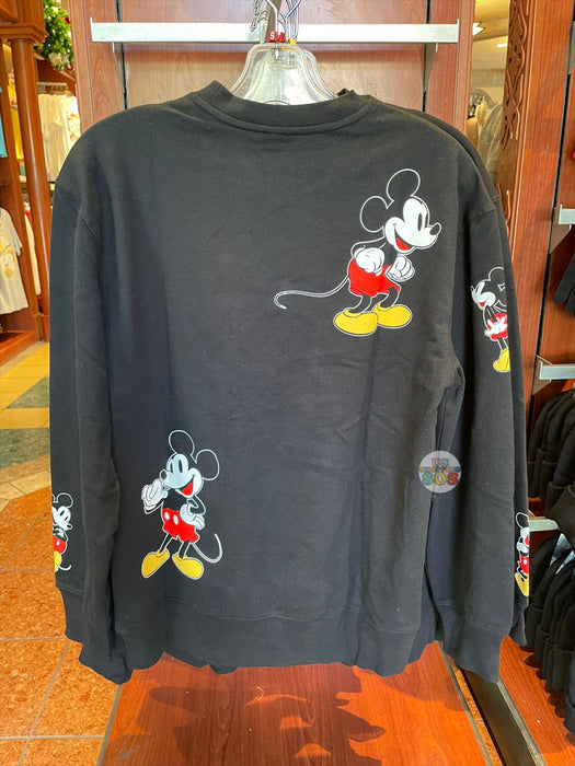 WDW - Classic Mickey Everywhere "Walt Disney World" Black Pullover (Adult)