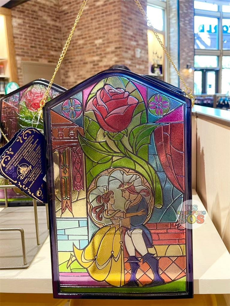 DLR - Disney Home Beauty and the Beast - Stainless Glass Hanging Wall Decor