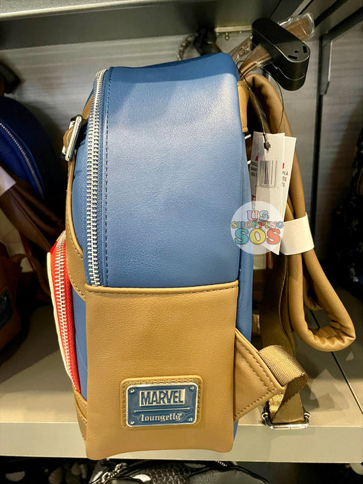 captain america leather backpack Grotto Treasures Exclusive the patriotically U.P.D., INC Boys Marvel 16