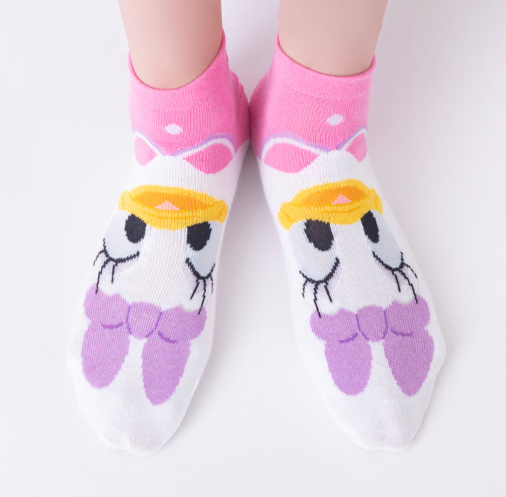TDR - Donald & Daisy Duck 2 Pair Socks Set for Adults (Size: 22- 25 cm)