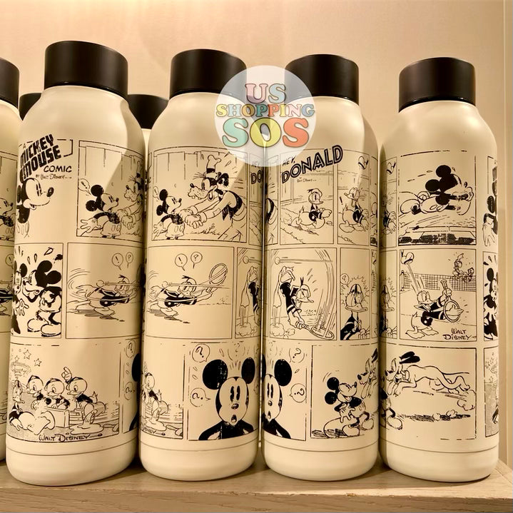 DLR - Vintage Mickey & Friends Comics Stainless Steel Water Bottle