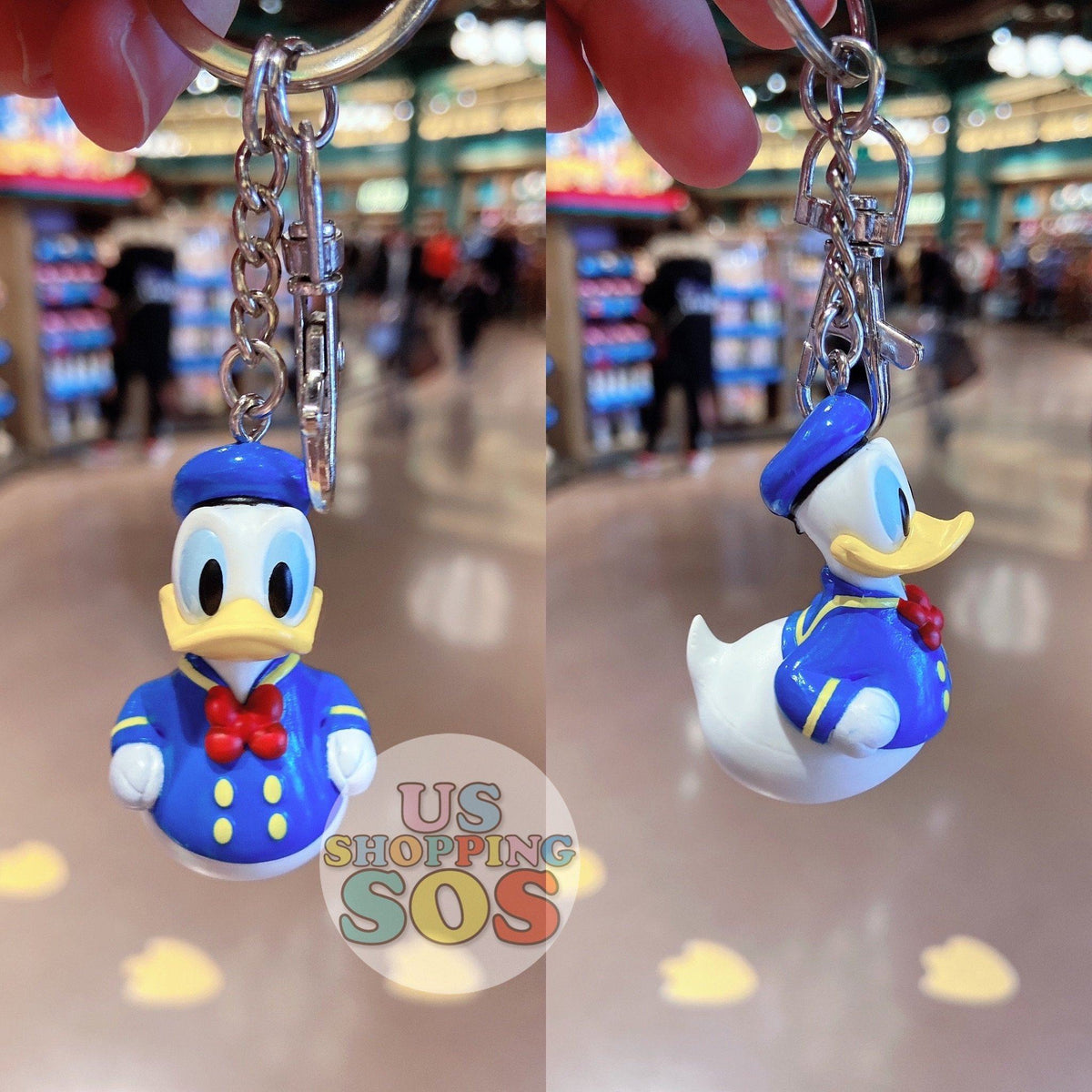 SHDL - Rubber Donald Duck Keychain — USShoppingSOS