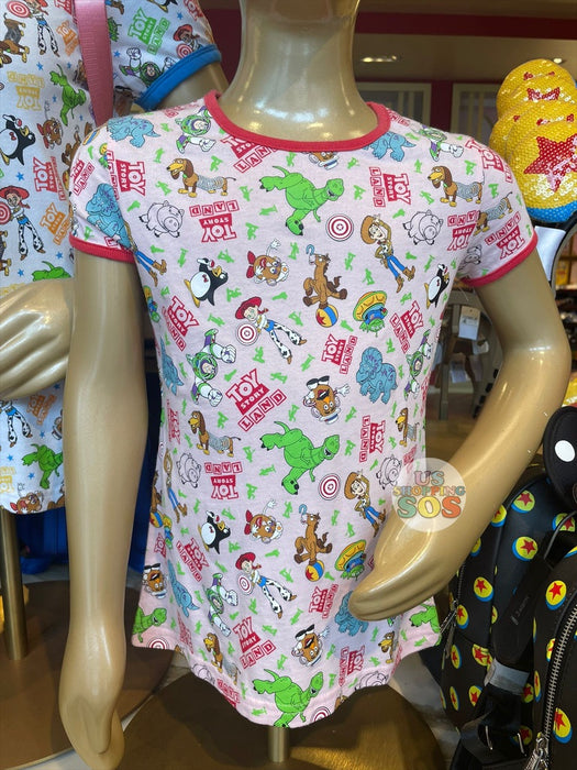 WDW - Toy Story All-Over Print Pink T-shirt (Youth)
