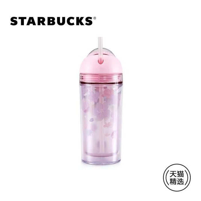Starbucks China - Sakura 2021 - Bear Spinning Ball Cherry Blossom Double Wall Cold Cup 355ml
