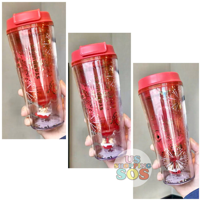 Starbucks China - New Year 2020 Classic Red - 12oz Little Mice Party Tumbler