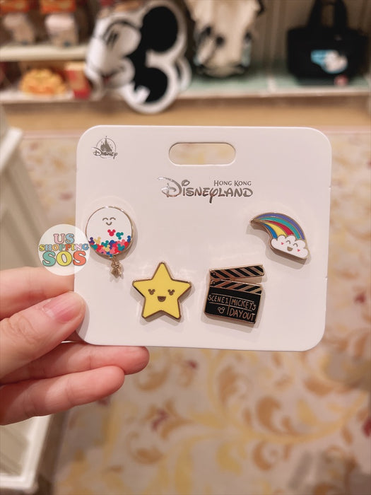 HKDL - Mickey Mouse ‘Rainbow & Star!’ Pins Set