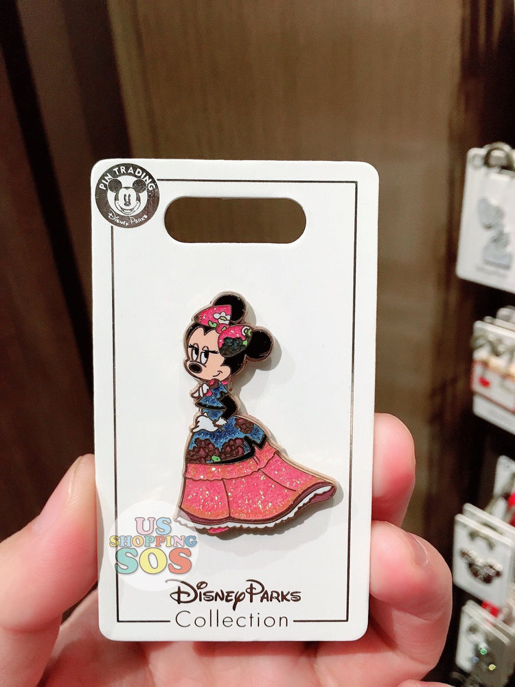 SHDL - Pin x Minnie Mouse Long Dress (Pink & Blue)