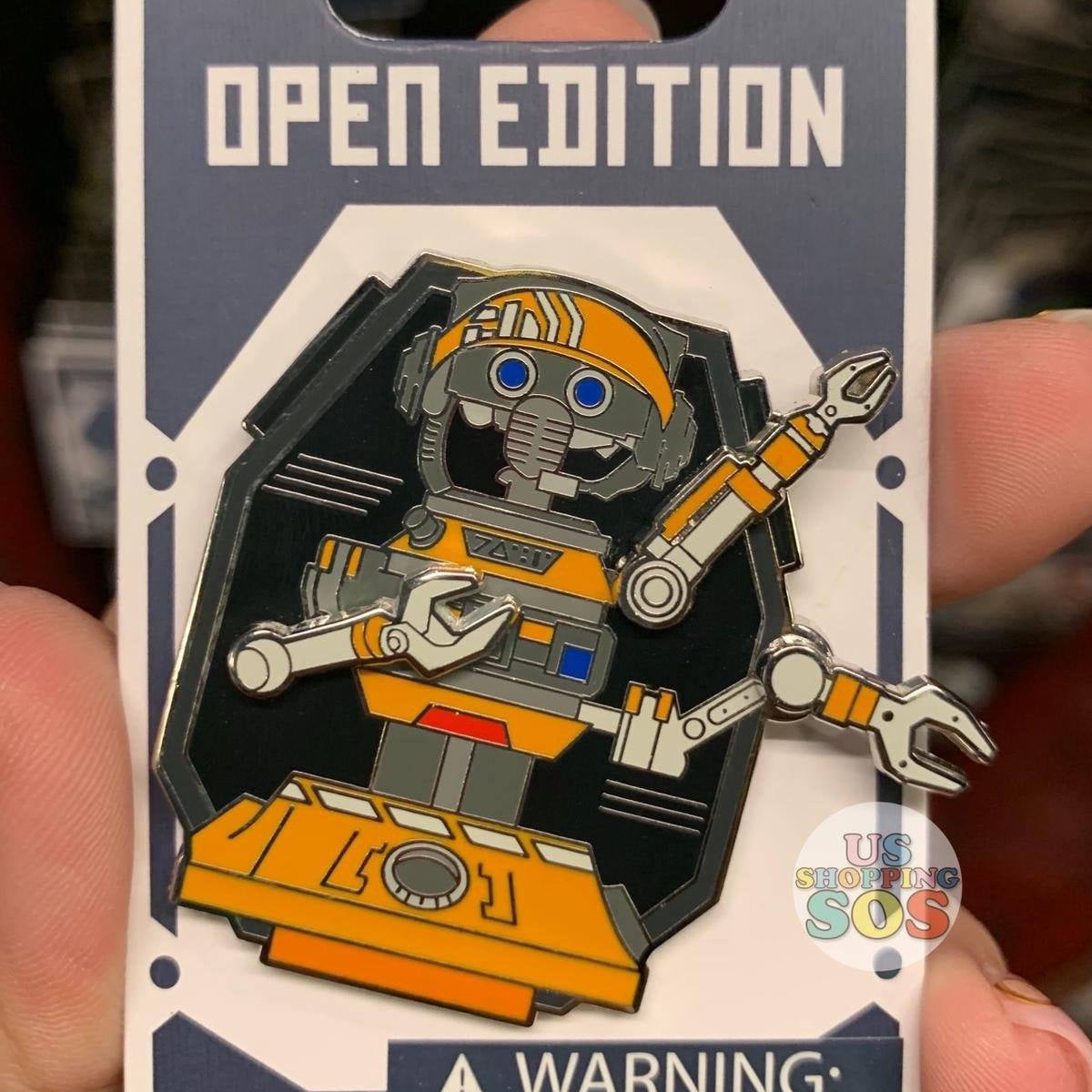 スターウォーズ　DJ-R3X ピンバッジ DLR - Star Wars Galaxy's Edge Droid Depot Open Edition Pin - DJ