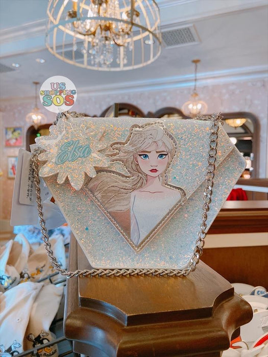 SHDL - Frozen Elsa Glitter Long Strap Bag