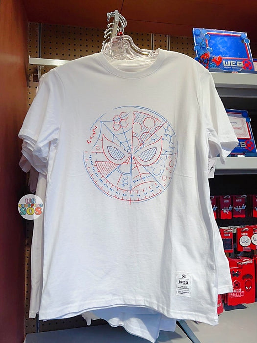 DLR - Graphic T-shirt - Spiderman Sketch White (Adult)