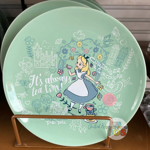 WDW - Epcot World Showcase United Kingdom - Alice “It’s Always Tea Time” Plate