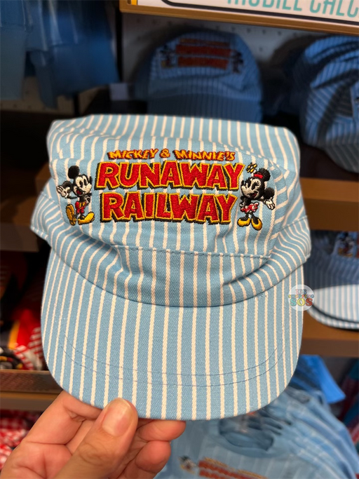 DLR - Mickey & Minnie's Runaway Railway - Blue Stripe Cap