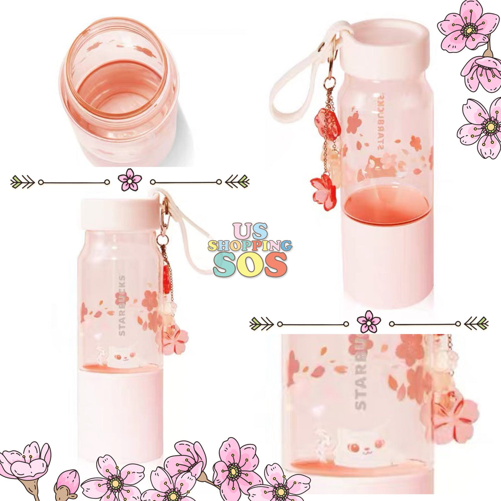 Starbucks China - Pink Sakura - 473ml Kitty Sakura Fun Water Bottle