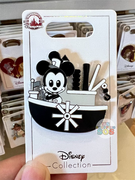 DLR - Cutie Mickey Steamboat Willie Pin