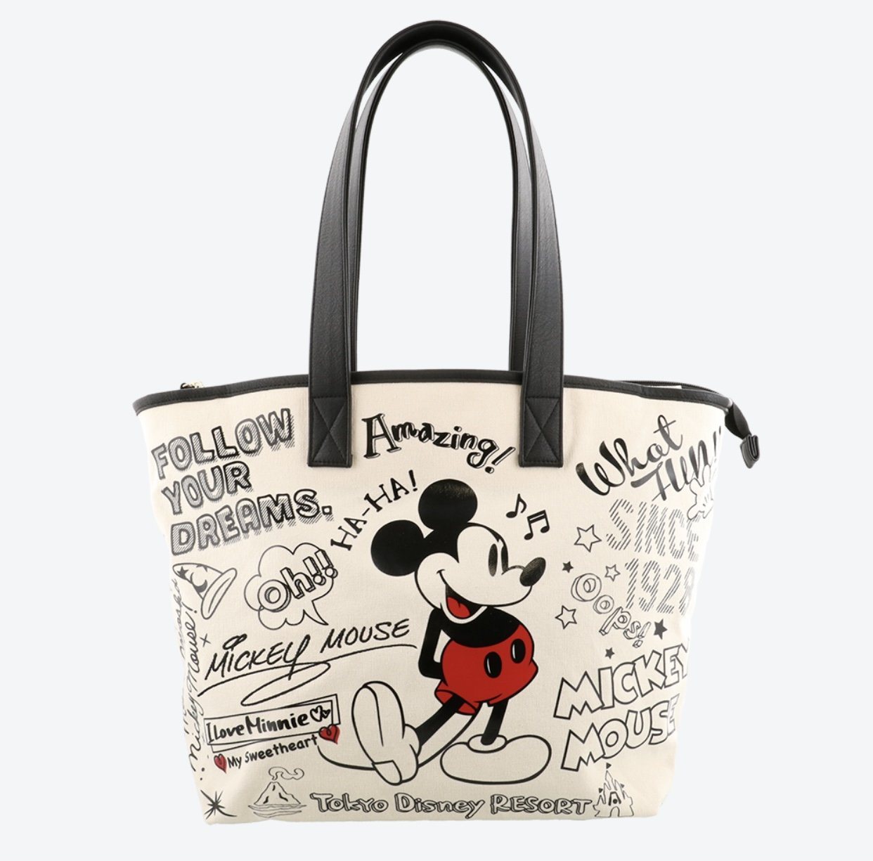 TDR - Tokyo Disney Resort Classic Mickey Mouse Tote Bag