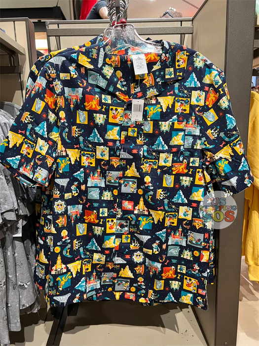 DLR - Play in the Park - All-Over-Print Button-Up Camp Shirt (Adult)