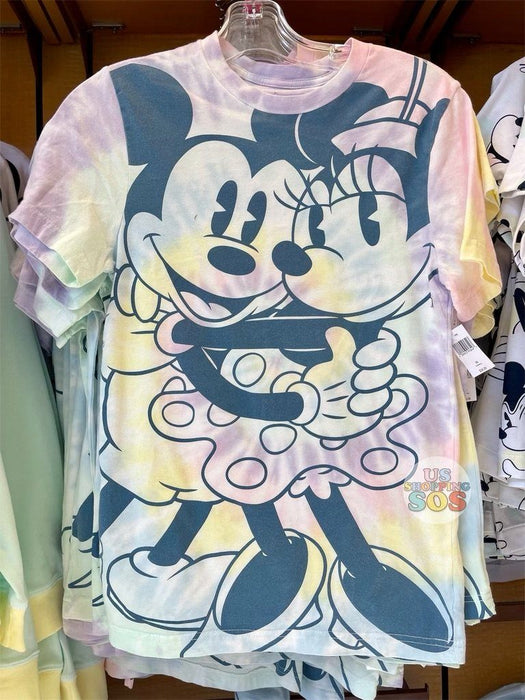 DLR - Sweetheart Cotton Candy - Mickey & Minnie Disneyland Tie-Dye T-shirt