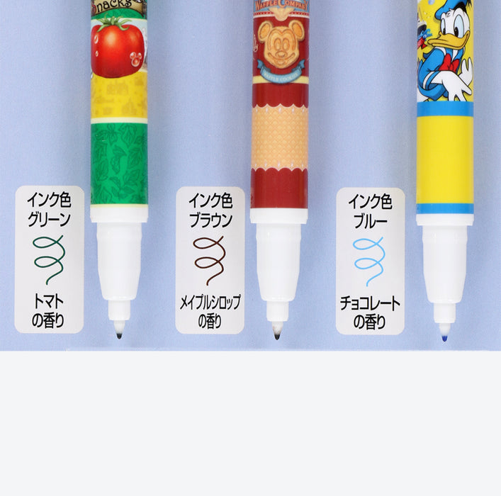 TDR - Disney Snack Theme Color Pens Set