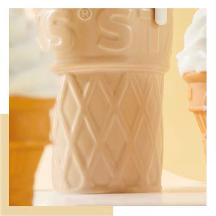 Starbucks China - Fruity Amazon - 14. Swimming Bearista Ice Cream Cone Straw Cup 435ml