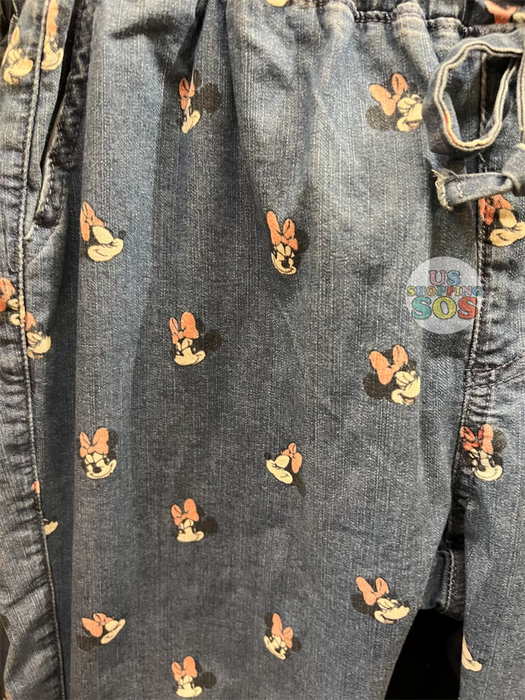 DLR - Minnie Mouse All-Over-Print Denim Joggers — USShoppingSOS