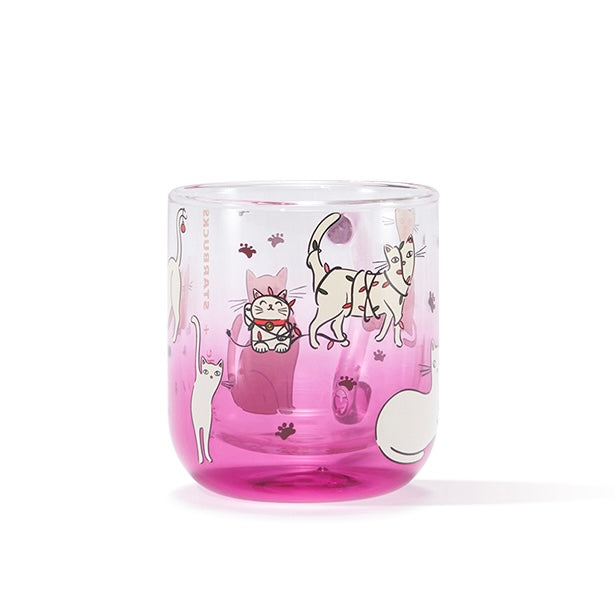 Starbucks x Kate Spades New York - 3.8 Collection - 1. Kitty Double-Wall Glass 275ml
