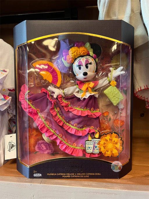 DLR/WDW - World Showcase Mexico - Minnie Catrina Deluxe Doll Figure