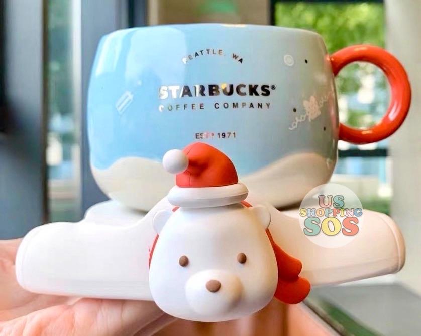 Starbucks China - Christmas Wave - 380ml Polar Bear Mug & Saucer Set