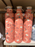 DLR - Disney Sidekick - All-Over-Print Peach Large Stainless Steel Water Bottle (1000ml/34oz)
