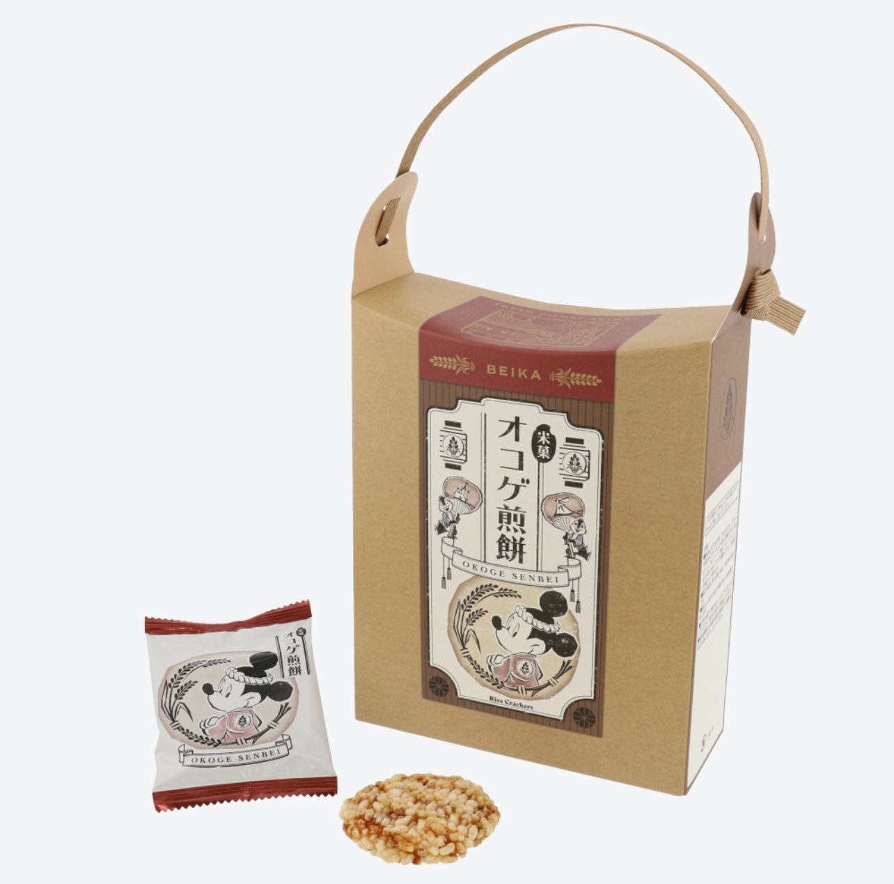TDR - Mickey Mouse Scorched Rice Cracker Paper Box Set