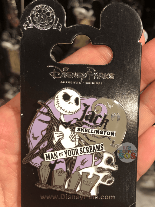 DLR - The Nightmare Before Christmas Pin - Jack Skellington Man of Your Screams