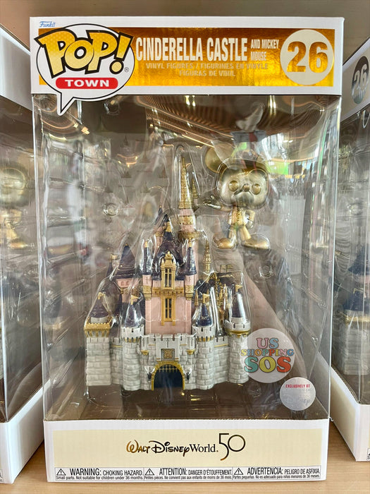 DLR - Funko Castle with Town POP! — Golden Mo Mickey Figure USShoppingSOS - Cinderella