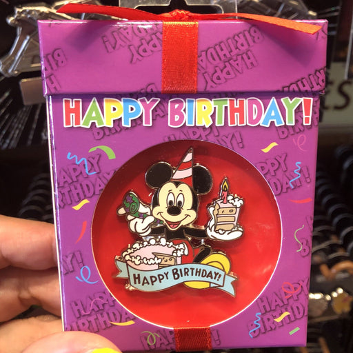DLR - Mickey Happy Birthday Pin