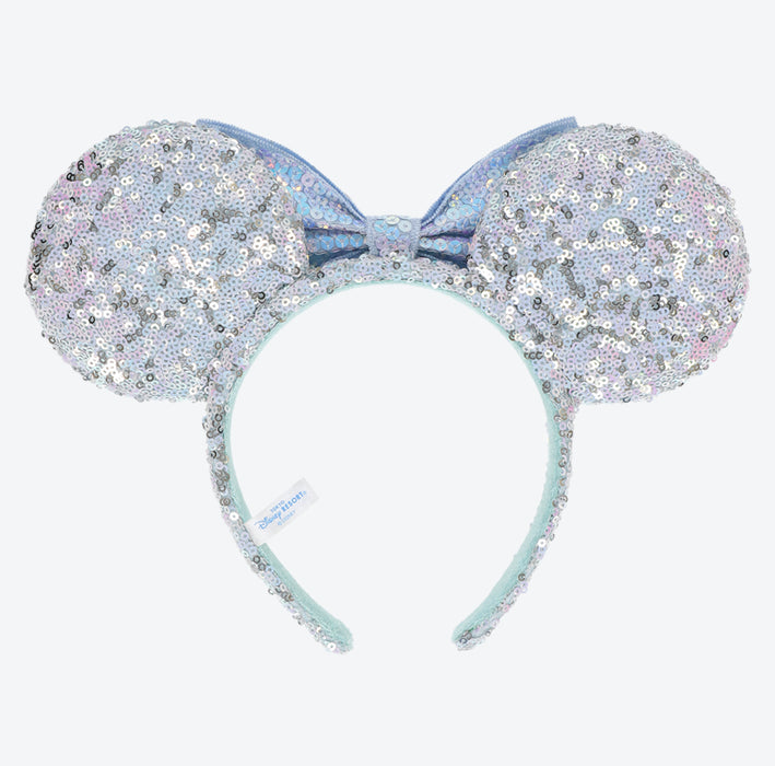 TDR - Minnie Mouse Glitter Blue Sequin Headband