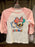 DLR - Neff Mickey & Minnie Color Story Graphic Raglan 3/4 Sleeve T-shirt (Adult) - Minnie (Pink/White)
