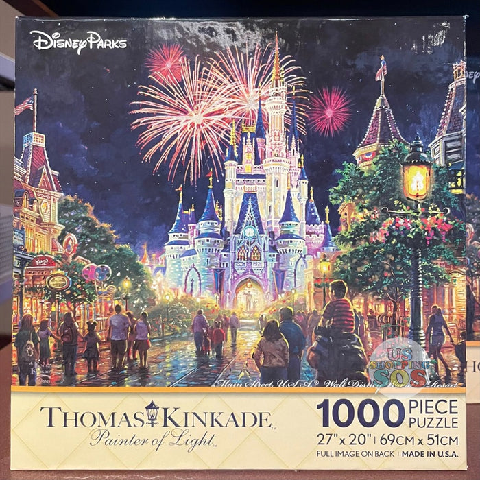 WDW - Thomas Kinkade Main Street USA Walt Disney World Resort 1000-Piece Puzzle