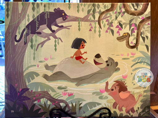 DLR - Disney Art - Friends of the Jungle by Joey Chou