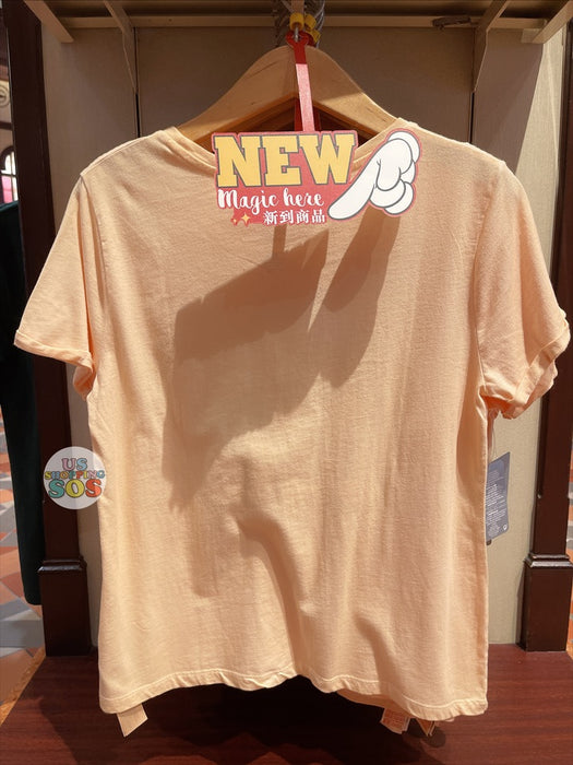 HKDL - Chip & Dale T Shirt for Adults (Color: Light Orange)