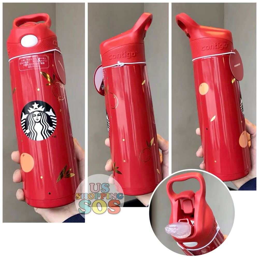 Starbucks China - New Year 2020 Classic Red - 560ml Contigo New Year Blessing Logo Sipper