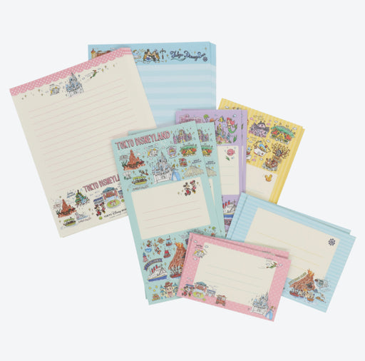TDR - Tokyo Disney Resort Fun Map Collection - Letter Set
