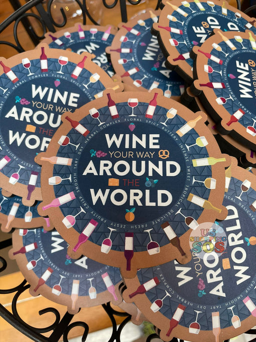 WDW - Epcot International Food & Wine Festival 2022 - Logo “Wine Your Way Around the World” Magnet