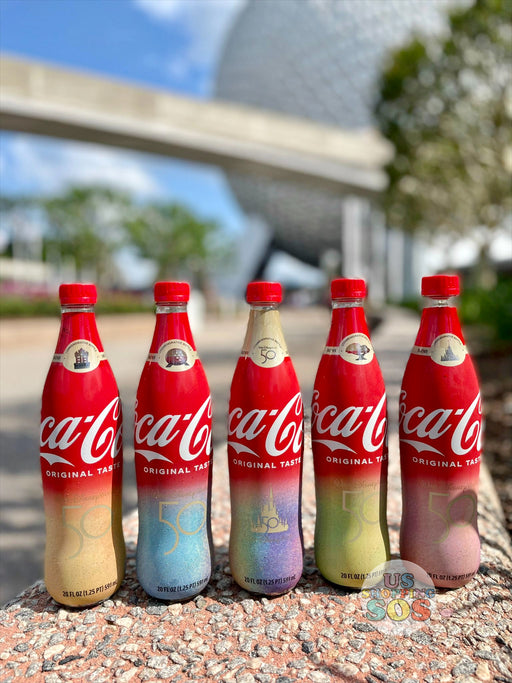 WDW - Walt Disney World 50 - Coca Cola Limited Edition Bottle (Set of 5)