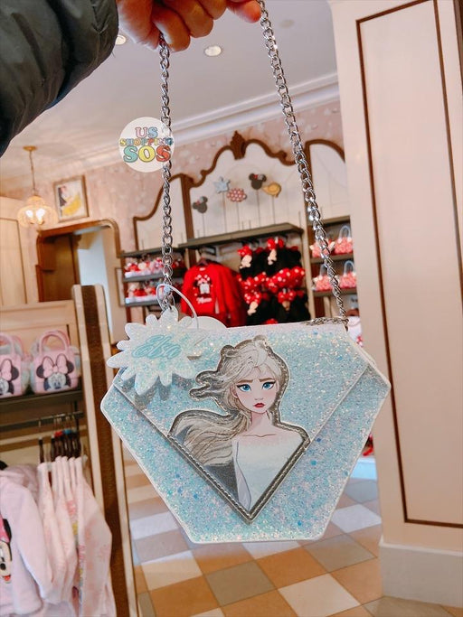 SHDL - Frozen Elsa Glitter Long Strap Bag