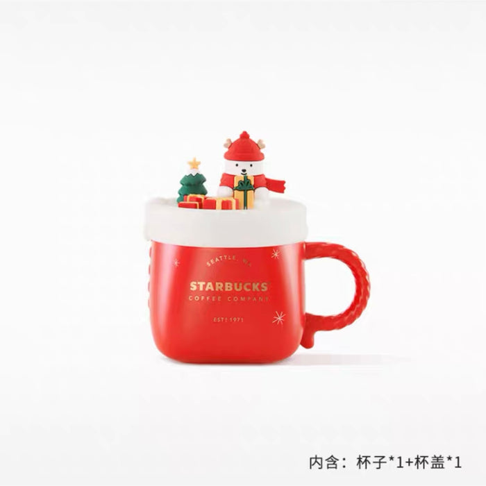 Starbucks China - Christmas Wave - 300ml Polar Bear Christmas Gloves Mug