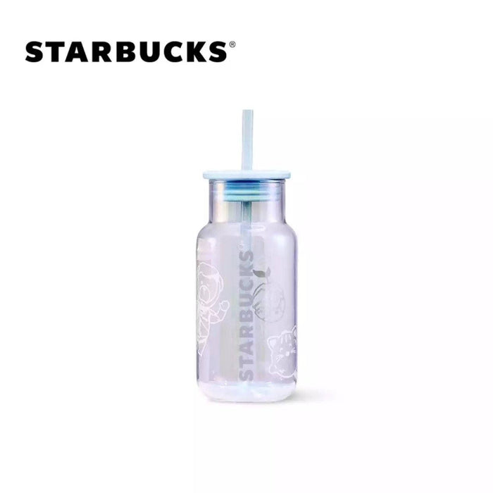 Starbucks China - Astronaut 2021 - 28. Heat Color Changing Glass Sipper 473ml