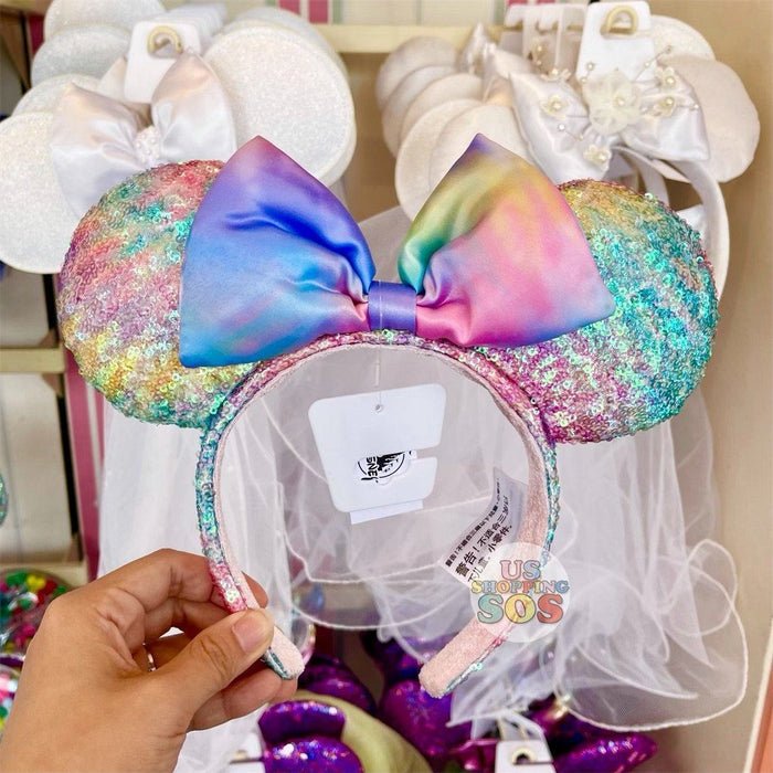 DLR - Minnie Cotton Candy Sequin Headband