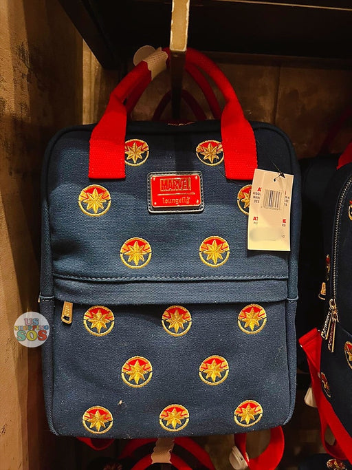 DLR - Loungefly All-Over-Embroidery Captain Marvel  Backpack